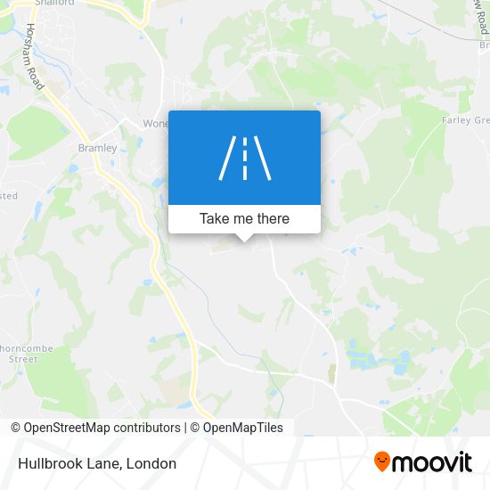 Hullbrook Lane map