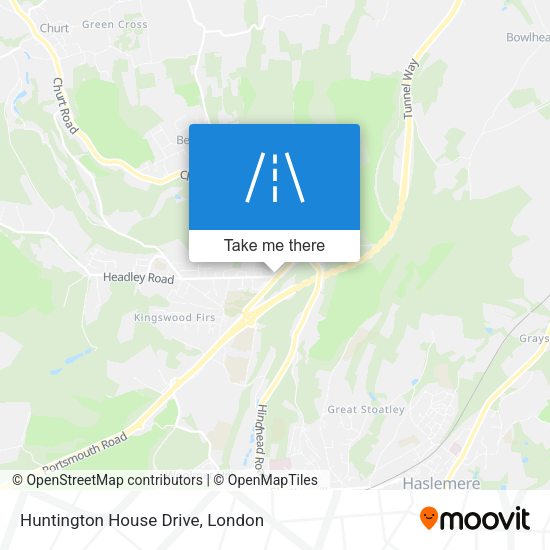 Huntington House Drive map