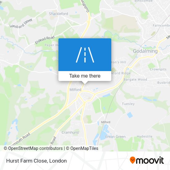 Hurst Farm Close map