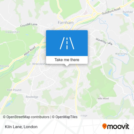 Kiln Lane map