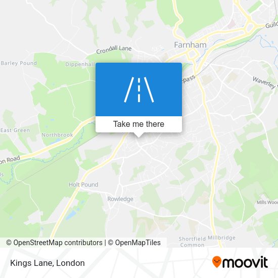 Kings Lane map