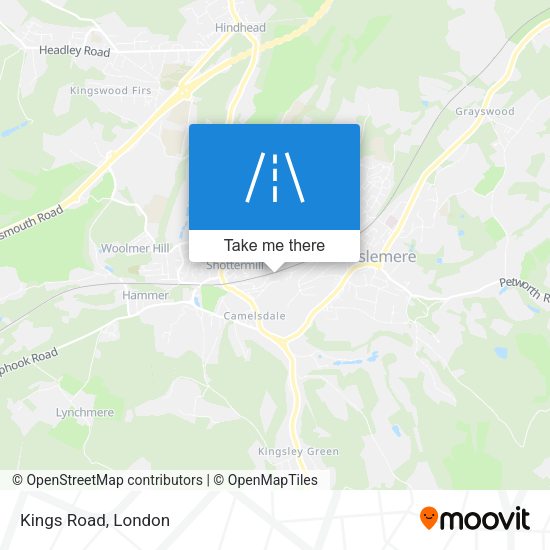 Kings Road map