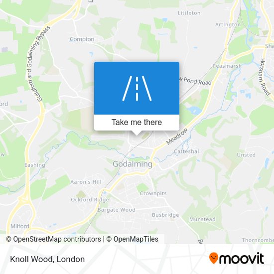 Knoll Wood map
