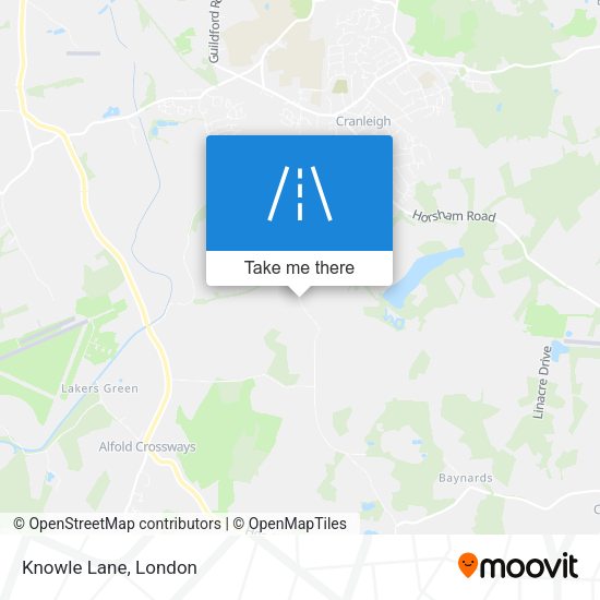 Knowle Lane map