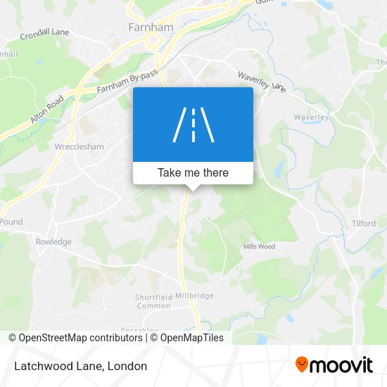 Latchwood Lane map