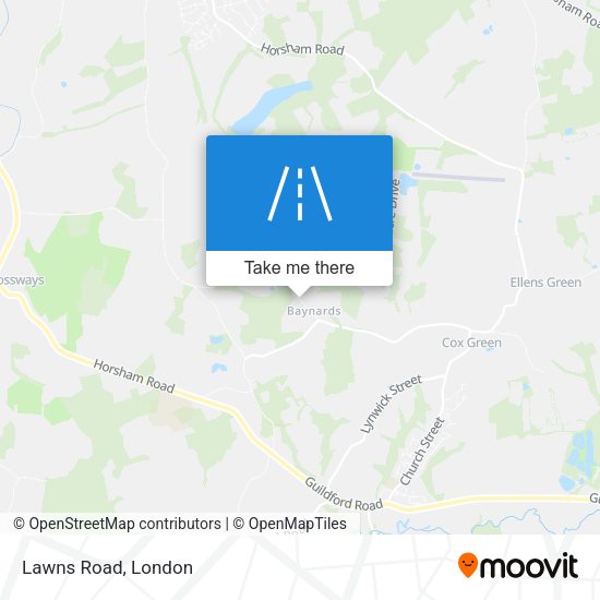 Lawns Road map