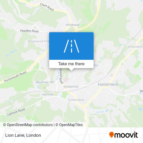 Lion Lane map