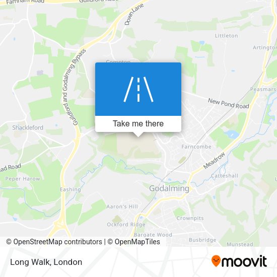 Long Walk map