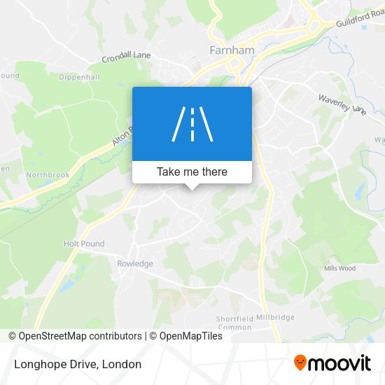 Longhope Drive map