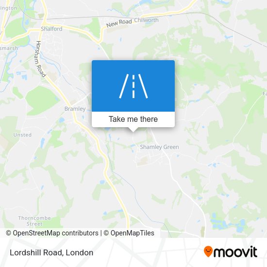 Lordshill Road map