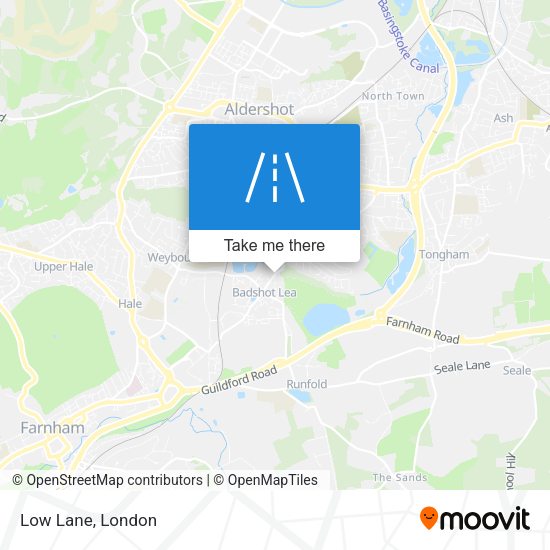 Low Lane map