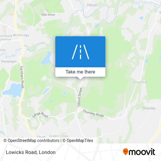 Lowicks Road map