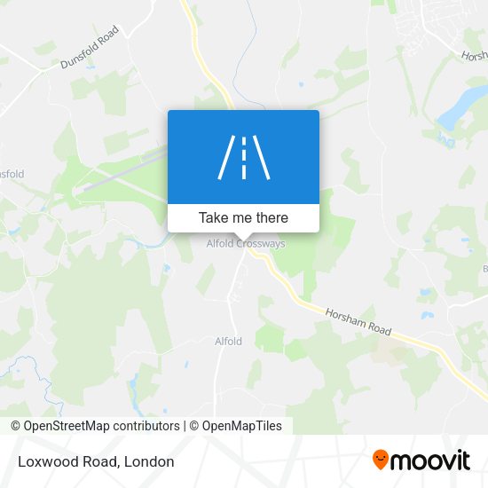 Loxwood Road map