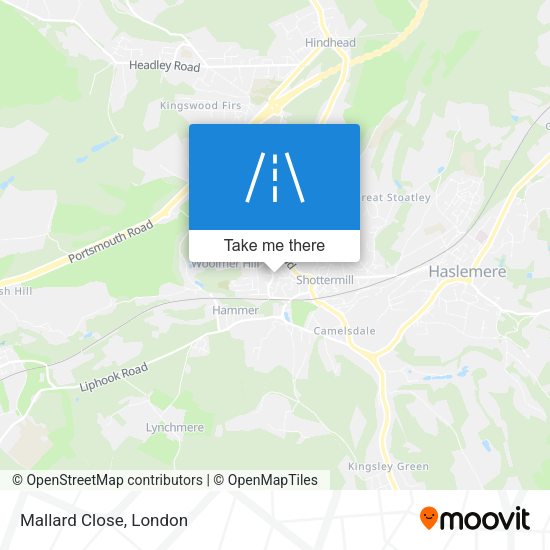 Mallard Close map