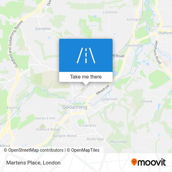 Martens Place map