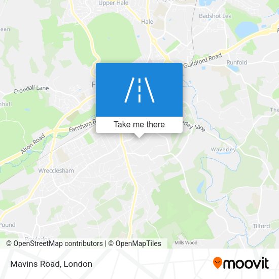Mavins Road map