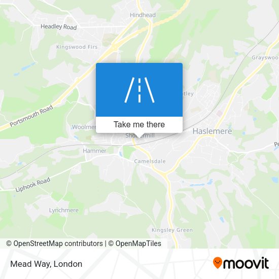 Mead Way map