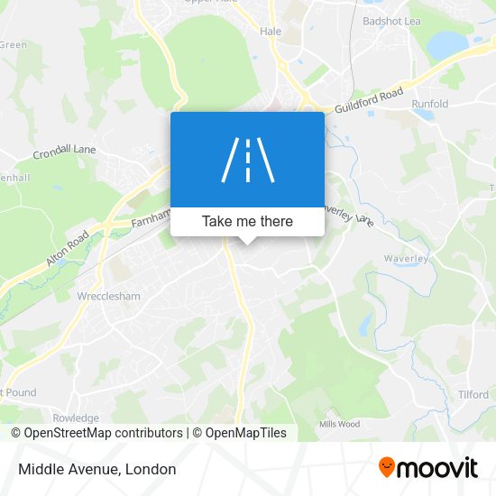 Middle Avenue map