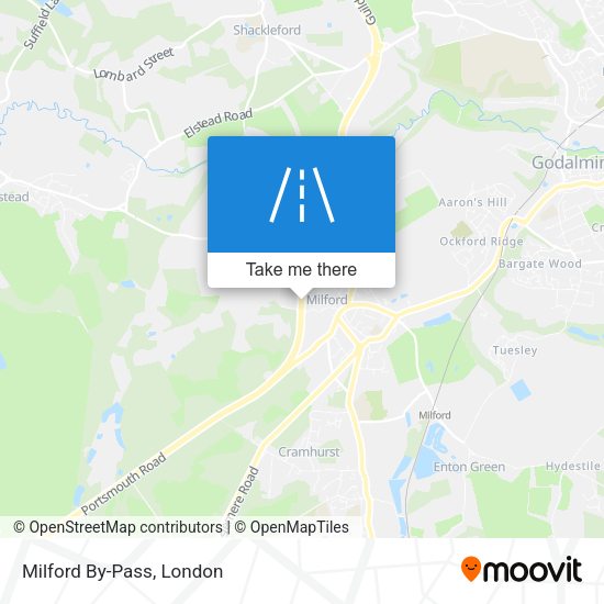 Milford By-Pass map
