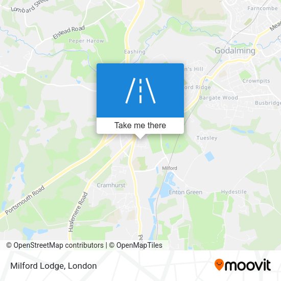 Milford Lodge map