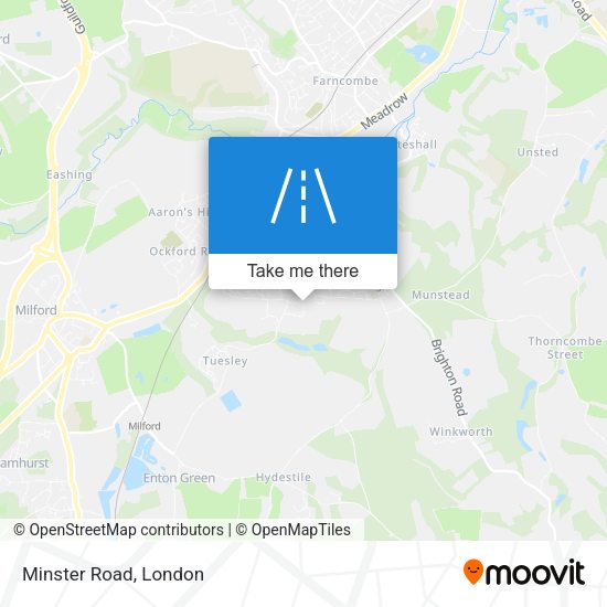 Minster Road map