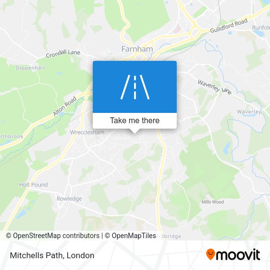 Mitchells Path map