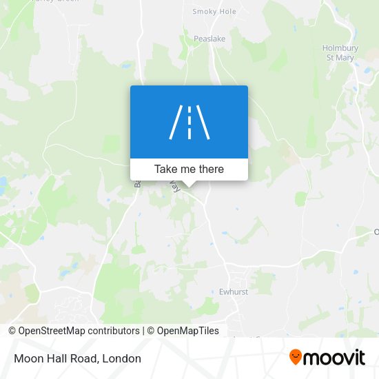 Moon Hall Road map