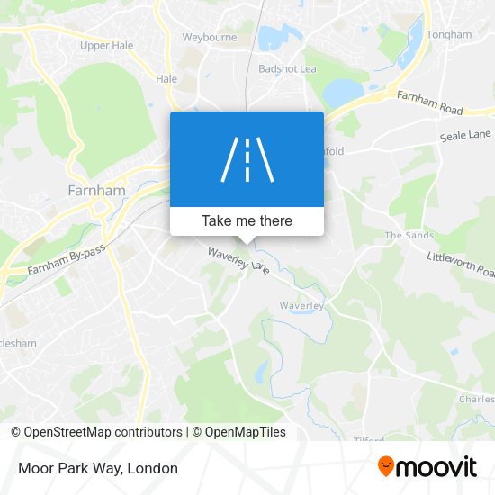 Moor Park Way map