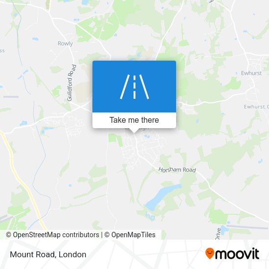 Mount Road map