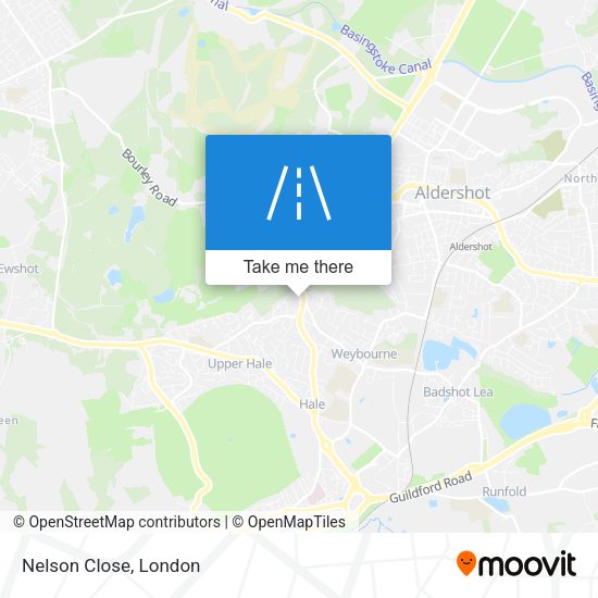 Nelson Close map