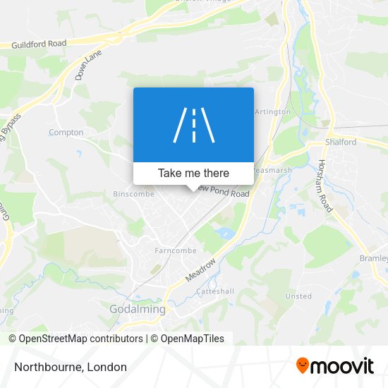 Northbourne map