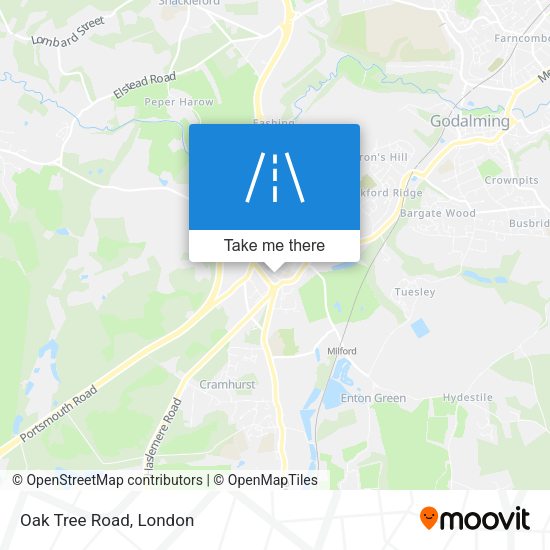 Oak Tree Road map