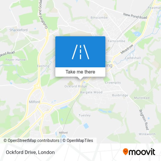 Ockford Drive map