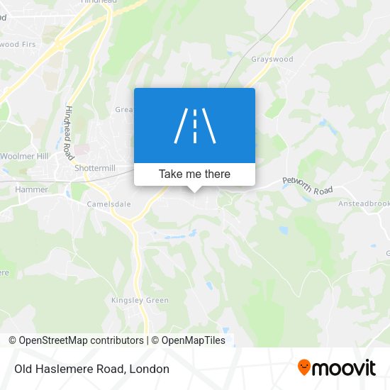 Old Haslemere Road map
