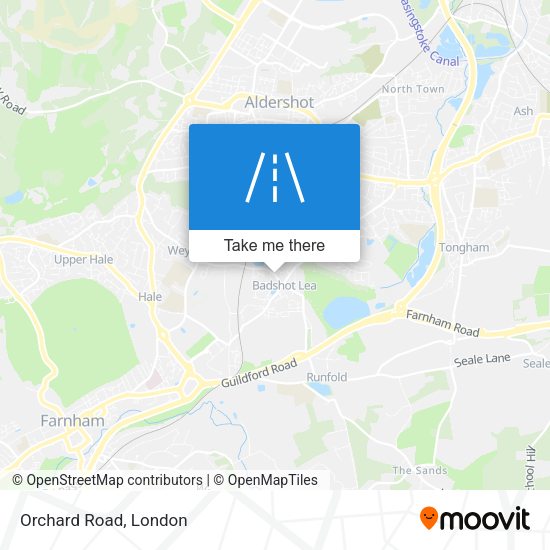 Orchard Road map