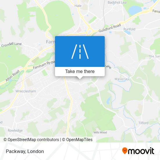 Packway map