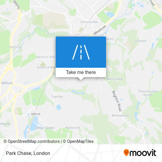 Park Chase map