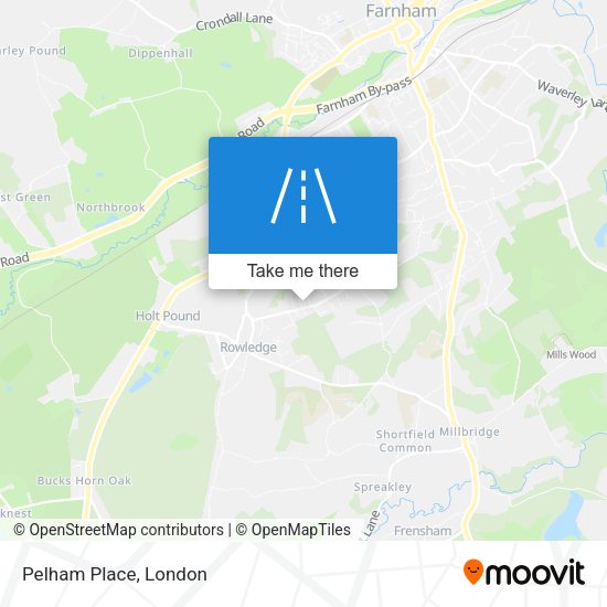 Pelham Place map