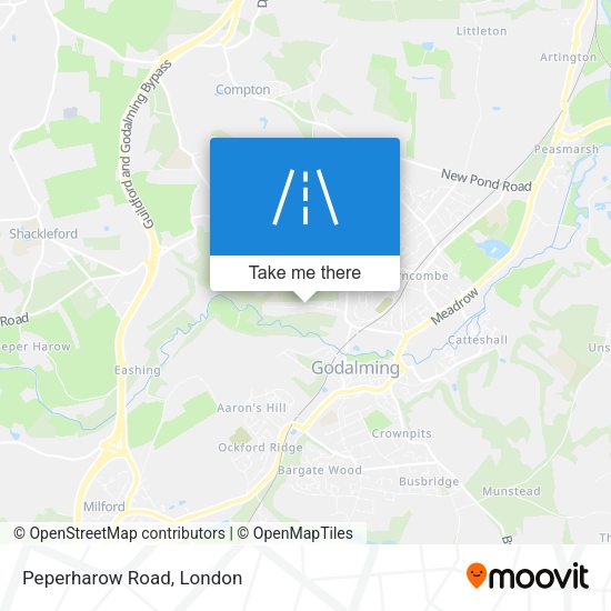 Peperharow Road map