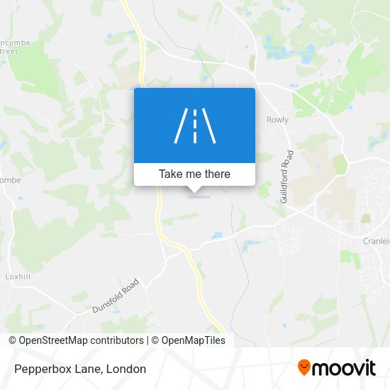 Pepperbox Lane map
