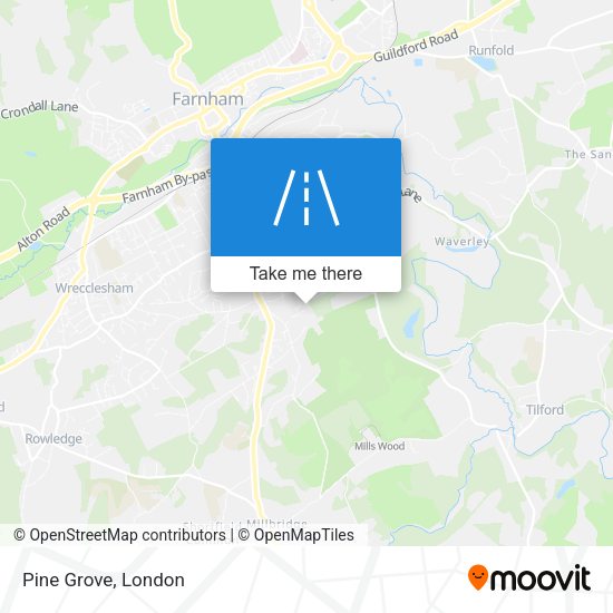 Pine Grove map