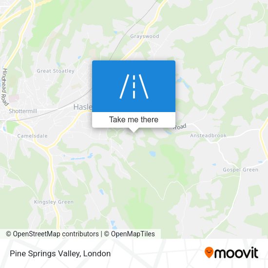 Pine Springs Valley map