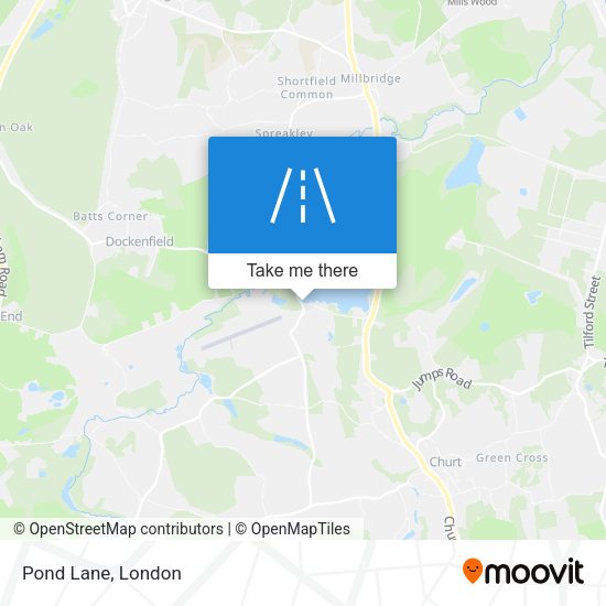 Pond Lane map