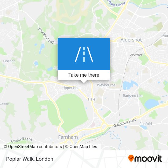 Poplar Walk map