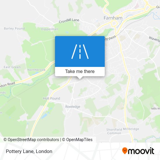 Pottery Lane map