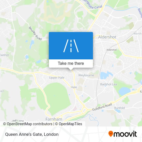 Queen Anne's Gate map