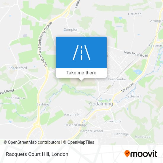 Racquets Court Hill map