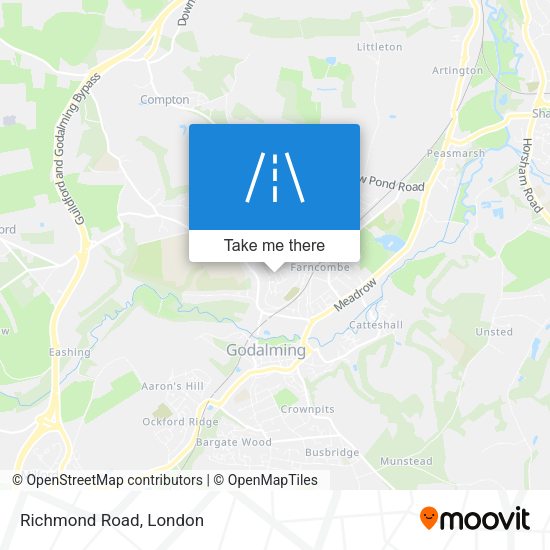 Richmond Road map
