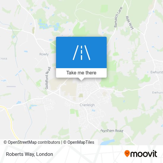 Roberts Way map