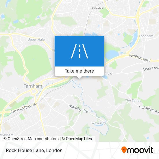 Rock House Lane map